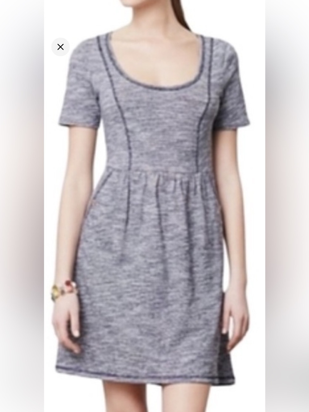 Anthropologie Saturday Sunday Casual Dress,Scoop Neck and pockets size Medium